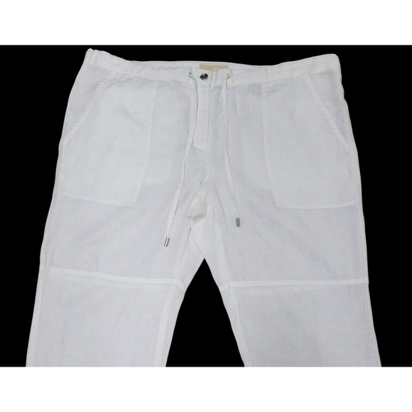 Michael Kors Women's Linen Casual Pants Size 12. Waist 38" Inseam 32" - Picture 6 of 10